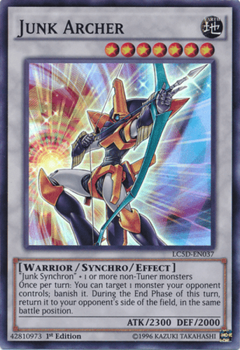 Junk Archer - LC5D-EN037 Super Rare 1st Edition