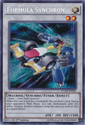 Formula Synchron - LC5D-EN041 Secret Rare 1st Edition