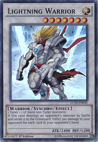 Lightning Warrior - LC5D-EN042 Ultra Rare 1st Edition
