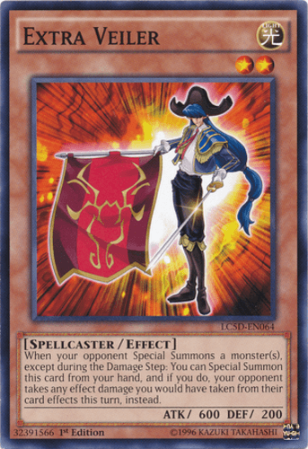 Extra Veiler - LC5D-EN064 Common 1st Edition