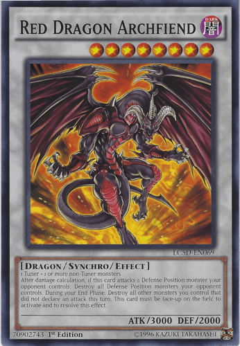 Red Dragon Archfiend - LC5D-EN069 Common 1st Edition