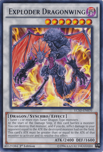 Exploder Dragonwing - LC5D-EN070 Rare 1st Edition