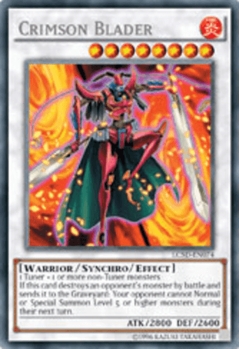 Crimson Blader - LC5D-EN074 Secret Rare 1st Edition