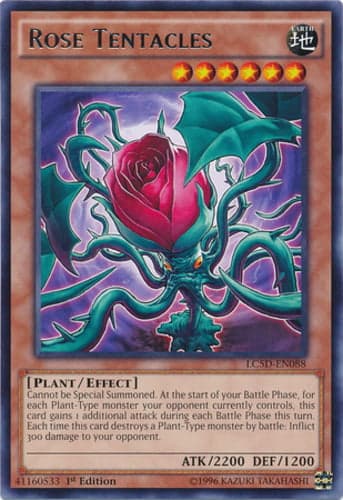 Rose Tentacles - LC5D-EN088 Rare 1st Edition