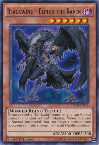 Blackwing - Elphin the Raven - LC5D-EN116 Common 1st Edition