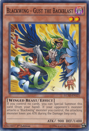 Blackwing - Gust the Backblast - LC5D-EN121 Common 1st Edition