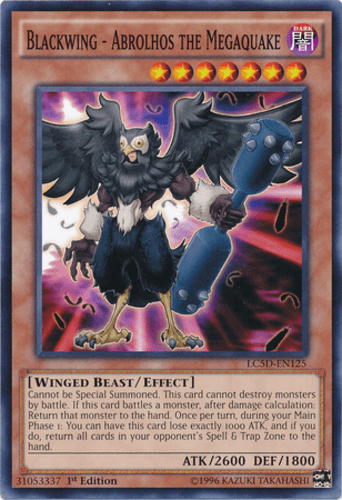 Blackwing - Abrolhos the Megaquake - LC5D-EN125 Common 1st Edition