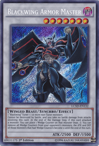 Blackwing Armor Master - LC5D-EN132 Secret Rare 1st Edition