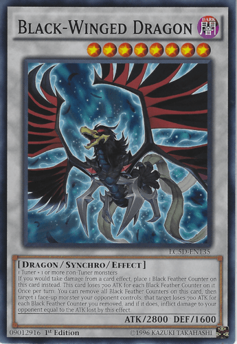 Black-Winged Dragon - LC5D-EN135 Common 1st Edition