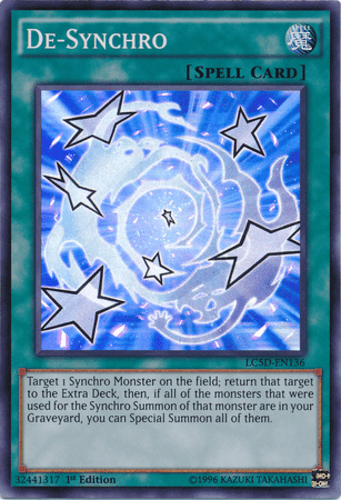 De-Synchro - LC5D-EN136 Super Rare 1st Edition