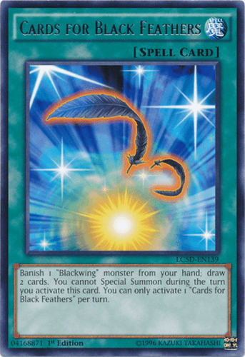 Cards for Black Feathers - LC5D-EN139 Rare 1st Edition