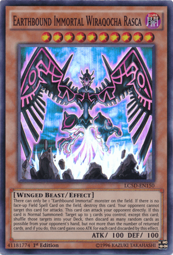 Earthbound Immortal Wiraqocha Rasca - LC5D-EN150 Super Rare 1st Edition