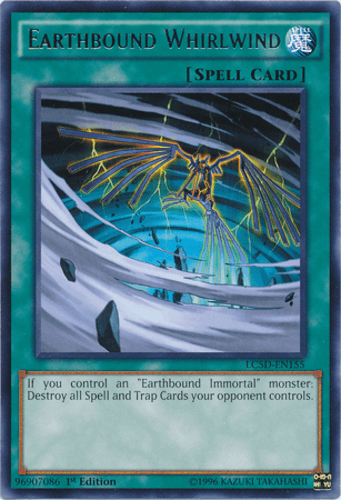 Earthbound Whirlwind - LC5D-EN155 Rare 1st Edition