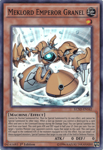 Meklord Emperor Granel - LC5D-EN162 Super Rare 1st Edition