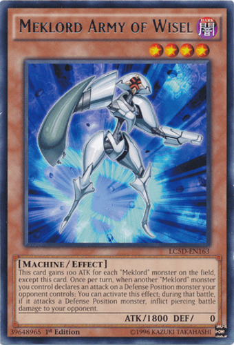 Meklord Army of Wisel - LC5D-EN163 Rare 1st Edition
