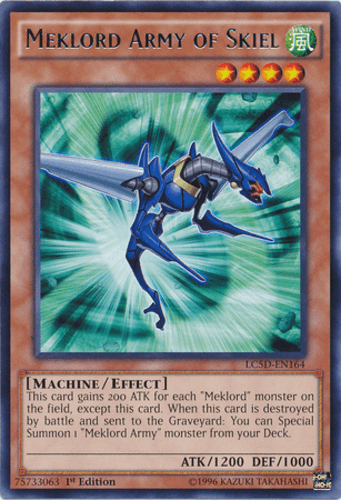 Meklord Army of Skiel - LC5D-EN164 Rare 1st Edition