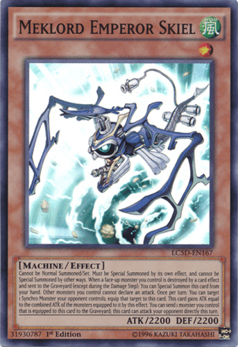 Meklord Emperor Skiel - LC5D-EN167 Super Rare 1st Edition
