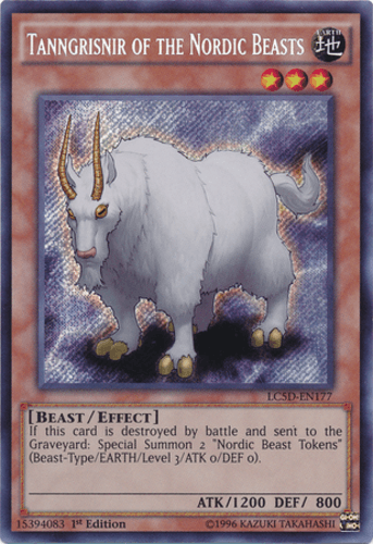 Tanngrisnir of the Nordic Beasts - LC5D-EN177 Secret Rare 1st Edition