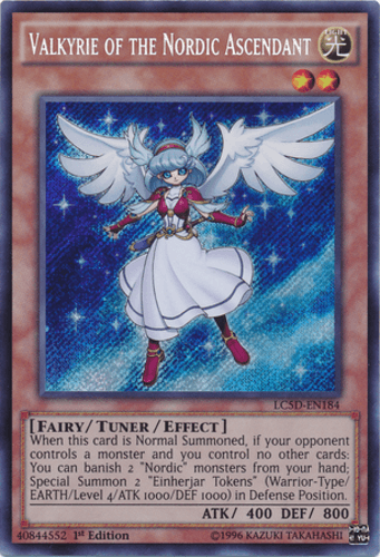 Valkyrie of the Nordic Ascendant - LC5D-EN184 Secret Rare 1st Edition