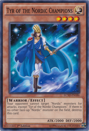Tyr of the Nordic Champions - LC5D-EN186 Common 1st Edition