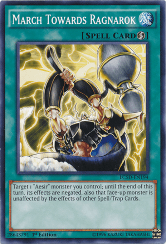 March Towards Ragnarok - LC5D-EN194 Common 1st Edition