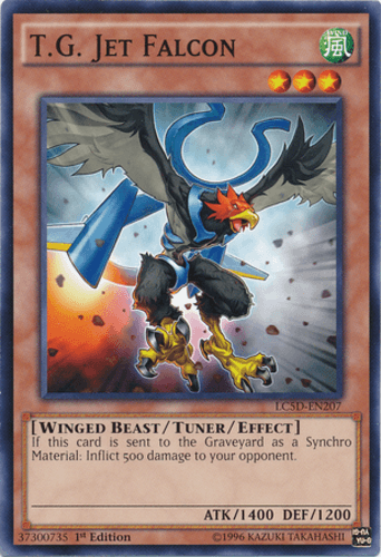 T.G. Jet Falcon - LC5D-EN207 Common 1st Edition