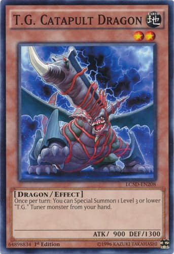 T.G. Catapult Dragon - LC5D-EN208 Common 1st Edition