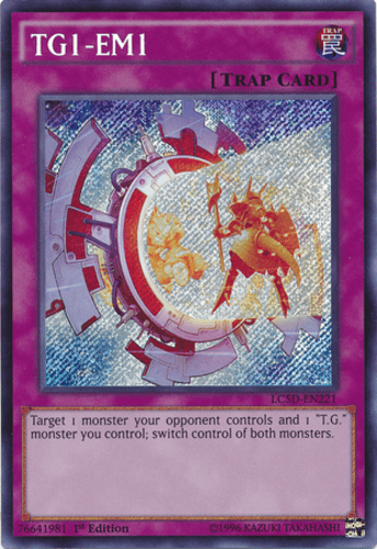TG1-EM1 - LC5D-EN221 Secret Rare 1st Edition