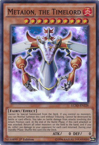 Metaion, the Timelord - LC5D-EN228 Super Rare 1st Edition