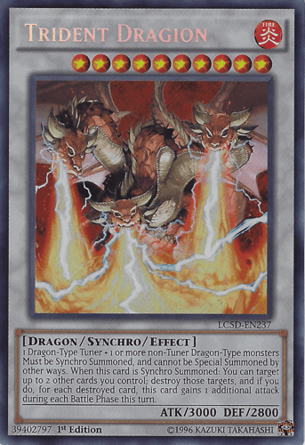 Trident Dragion - LC5D-EN237 Secret Rare 1st Edition