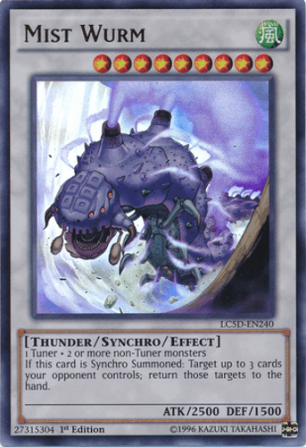 Mist Wurm - LC5D-EN240 Ultra Rare 1st Edition
