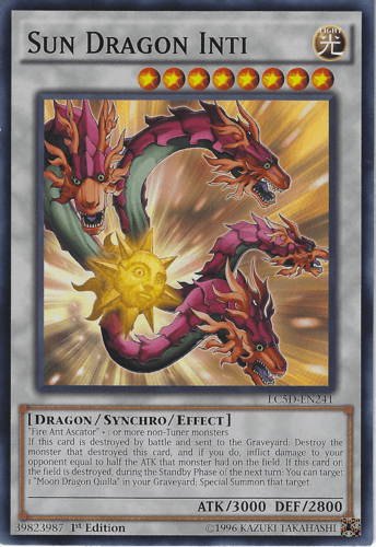 Sun Dragon Inti - LC5D-EN241 Common 1st Edition