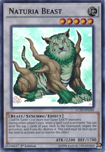 Naturia Beast - LC5D-EN244 Ultra Rare 1st Edition