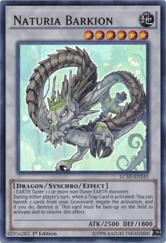 Naturia Barkion - LC5D-EN245 Ultra Rare 1st Edition