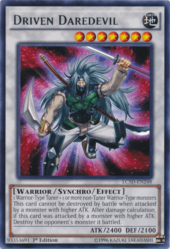 Driven Daredevil - LC5D-EN248 Rare 1st Edition