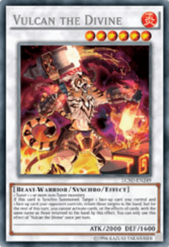 Vulcan the Divine - LC5D-EN249 Secret Rare 1st Edition