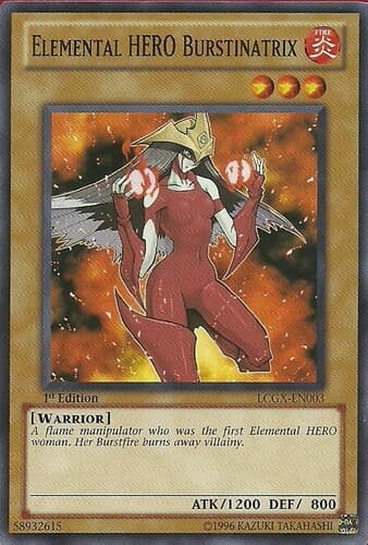 Elemental HERO Burstinatrix - LCGX-EN003 Common Unlimited