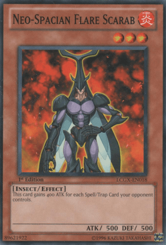 Neo-Spacian Flare Scarab - LCGX-EN018 Common 1st Edition