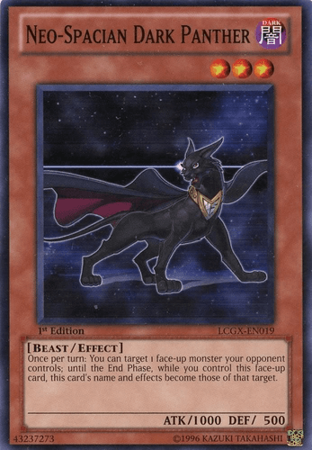 Neo-Spacian Dark Panther - LCGX-EN019 Common 1st Edition