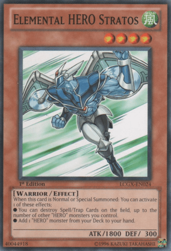 Elemental HERO Stratos - LCGX-EN024 Common 1st Edition