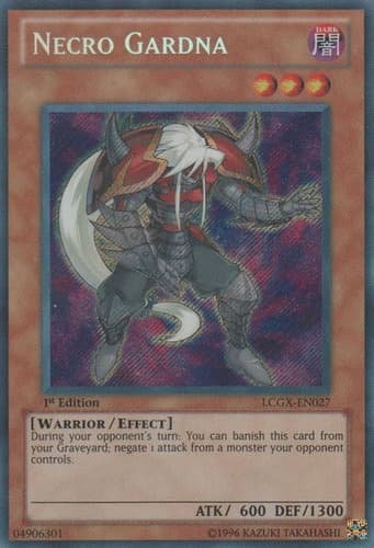 Necro Gardna - LCGX-EN027 Secret Rare Unlimited