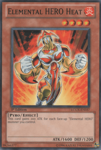 Elemental HERO Heat - LCGX-EN037 Common Unlimited