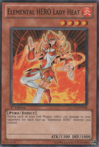 Elemental HERO Lady Heat - LCGX-EN038 Common Unlimited