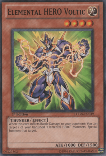 Elemental HERO Voltic - LCGX-EN039 Common 1st Edition