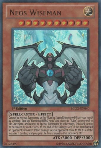 Neos Wiseman - LCGX-EN040 Ultra Rare Unlimited