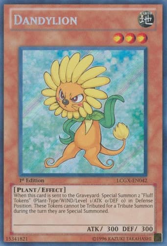 Dandylion - LCGX-EN042 Secret Rare Unlimited