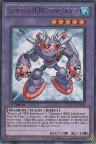 Elemental HERO Steam Healer - LCGX-EN051 Rare Unlimited