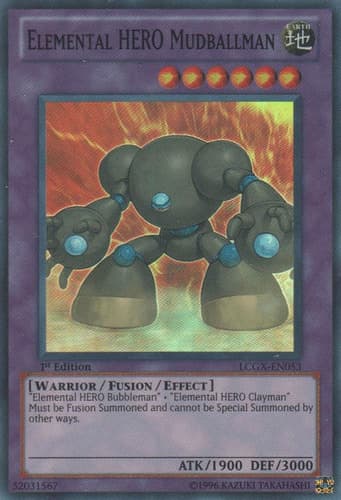 Elemental HERO Mudballman - LCGX-EN053 Super Rare Unlimited