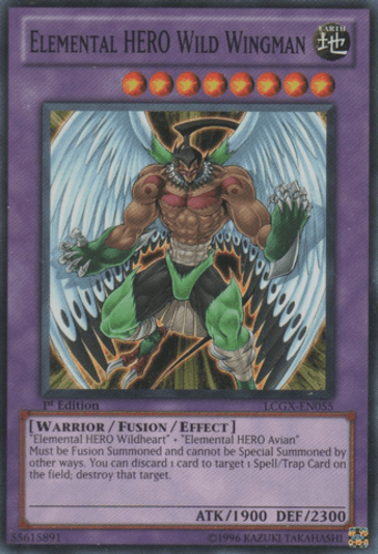 Elemental HERO Wild Wingman - LCGX-EN055 Common Unlimited