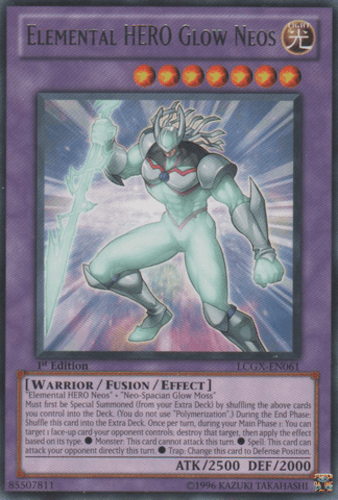 Elemental HERO Glow Neos - LCGX-EN061 Rare Unlimited